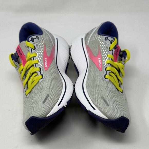 Brooks Ghost 14 Shoes Womens 6 Gray Pink Running Walking Lightweight Sneakers - Picture 7 of 16